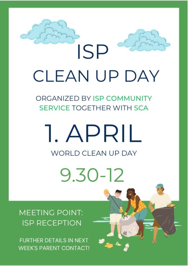 ISP Clean up Day - April 1